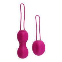 Набор вагинальных шариков Nomi Tang IntiMate Kegel Exerciser Balls, красно-фиолетовый