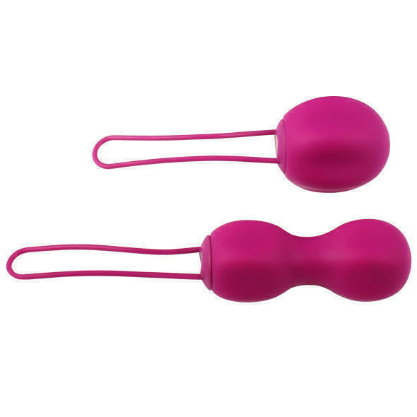 Набор вагинальных шариков Nomi Tang IntiMate Kegel Exerciser Balls, красно-фиолетовый