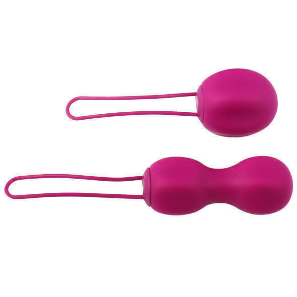 Набор вагинальных шариков Nomi Tang IntiMate Kegel Exerciser Balls красно-фиолетовый