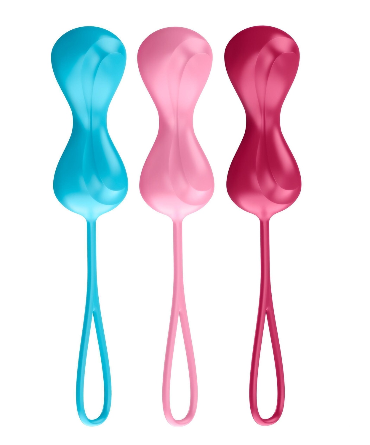 Набор вагинальных шариков Satisfyer Power Balls с переменным центром тяжести, разноцветные