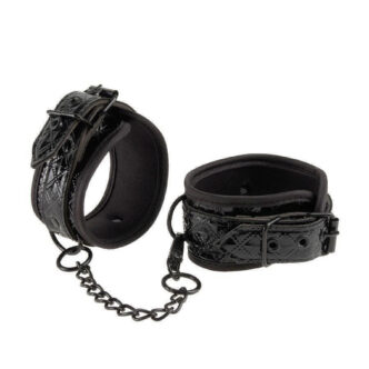 Наручники лакированные Pipedream Couture Cuffs, черные