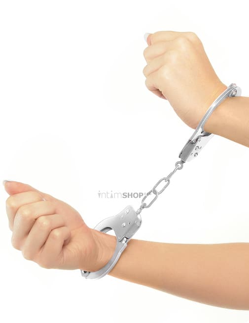 Наручники металлические PipeDream Official Handcuffs, серебристые - фото 6