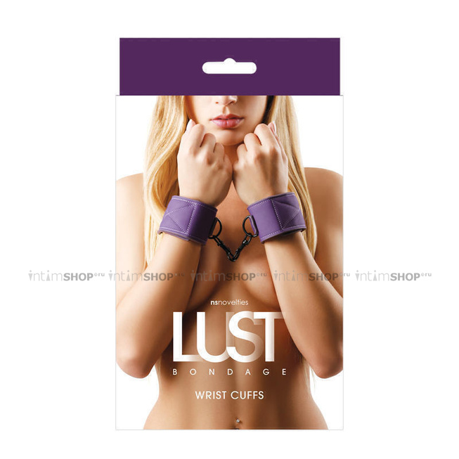 Наручники NS Novelties Lust Bondage Wrist Cuff, фиолетовый - фото 2