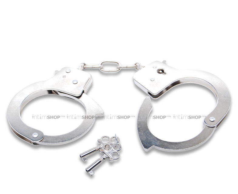 Наручники металлические PipeDream Official Handcuffs, серебристые - фото 1