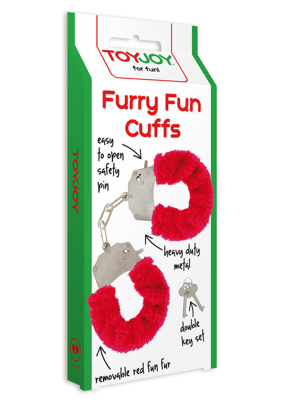 Наручники с Мехом Furry Fun Cuffs Red Plush