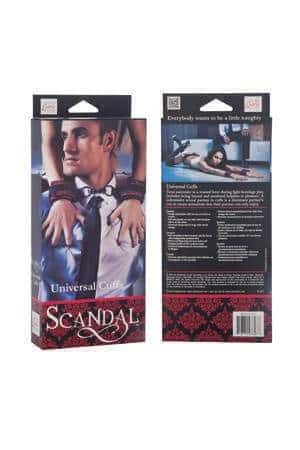 Наручники CalExotics Scandal Universal Cuffs, красные