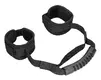 Наручники Shots Media Ouch! V&V Adjustable с ручкой, черные