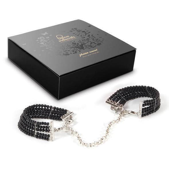 Наручники со стразами Bijoux Indiscrets, черные