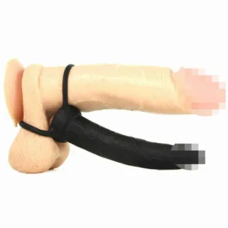 Насадка для двойного проникновения CalExotics Silicone Double Rider, черный