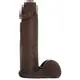 Насадка-фаллоимитатор Doc Johnson Vac-U-Lock Ultraskyn Cock 21 см, шоколадная