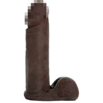 Насадка-фаллоимитатор Doc Johnson Vac-U-Lock Ultraskyn Cock 21 см, шоколадная
