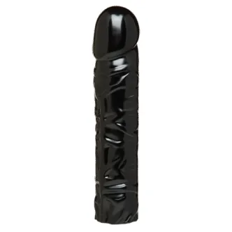 Насадка-фаллоимитатор Doc Johnson Vac-U-Lock CodeBlack Classic Dong 19.7 см, чёрная