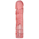 Насадка-фаллоимитатор Doc Johnson Vac-U-Lock Crystal Jellies Pink Dong 19.7 см, розовый