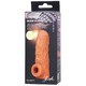 Насадка на член Kokos Nude Sleeve 001 L с подхватом мошонки и открытой головкой, телесная