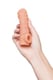 Насадка на член Kokos Nude Sleeve 002 L с подхватом мошонки и открытой головкой, телесная