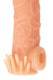Насадка на член Kokos Nude Sleeve 005 L с подхватом мошонки и открытой головкой, телесная