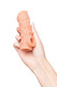 Насадка на член Kokos Nude Sleeve 006 L с подхватом мошонки и открытой головкой, телесная