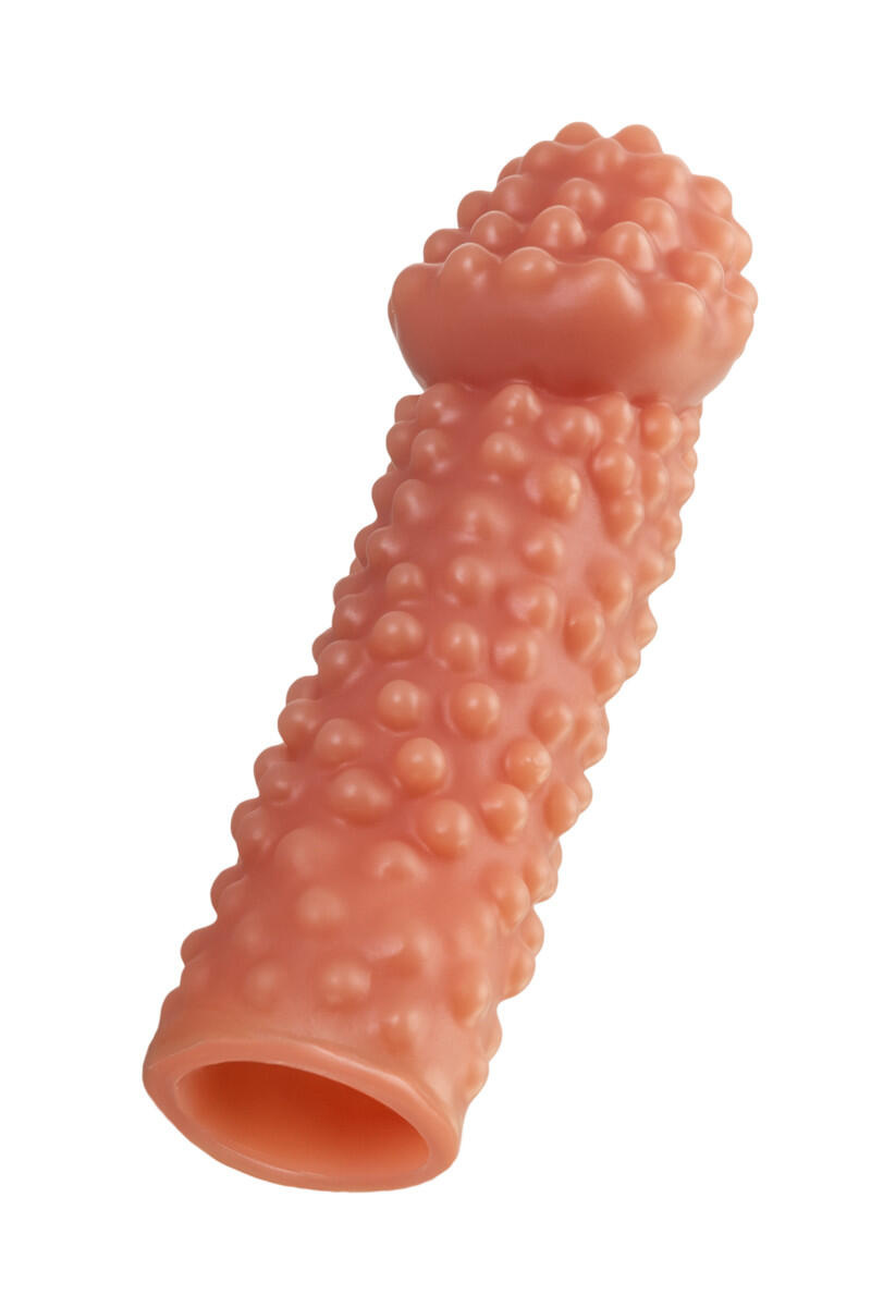 Насадка Kokos Penis Sleeve L с пузырьками, телесная