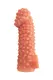 Насадка на член Kokos Cock Sleeve 004 M с подхватом мошонки, телесная