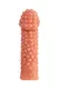 Насадка на член Kokos Cock Sleeve 004 M с подхватом мошонки, телесная