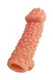 Насадка на член Kokos Cock Sleeve 004 M с подхватом мошонки, телесная