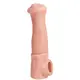 Насадка на член Kokos Cock Sleeve 012 L с подхватом мошонки, телесная