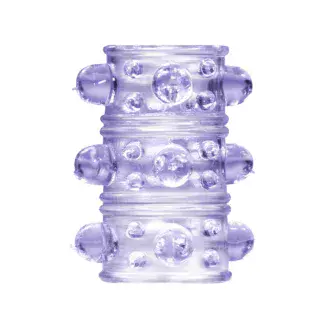Насадка на член Lola Games Rings! Armour, сиреневая