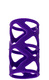 Насадка на член открытая с рельефом и точками Toyfa A-Toys, фиолетовая