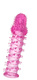 Насадка на член с усиками и ребрами Toyfа, розовая