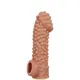 Насадка на член Kokos Cock Sleeve 004 M с подхватом мошонки, телесная