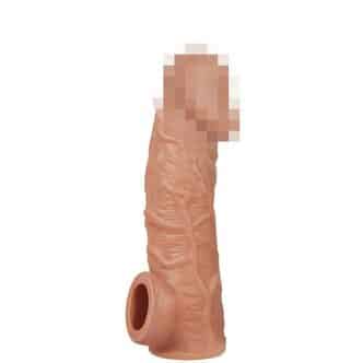 Насадка на член Kokos Cock Sleeve 001 S с подхватом мошонки, телесная