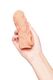 Насадка на член Kokos Nude Sleeve 004 S с подхватом мошонки и открытой головкой, телесная
