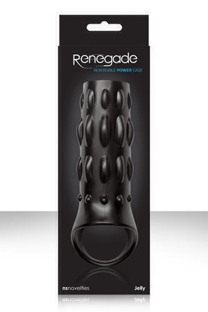 Насадка на пенис Renegade Reversible Power Cage, черный - NS Novelties