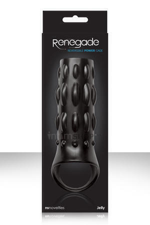 Насадка на пенис Renegade Reversible Power Cage, черный - NS Novelties