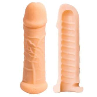 Насадка-удлинитель пениса Lola Games Real Extra Size Rings, телесная