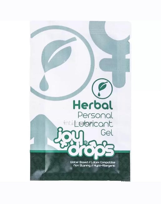 фото Натуральная смазка JoyDrops Herbal на водной основе, 5 мл, купить