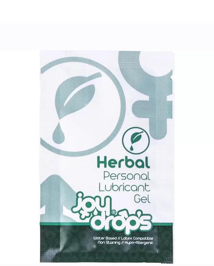 Натуральный гель-лубрикант JoyDrops Herbal на водной основе, 5 мл