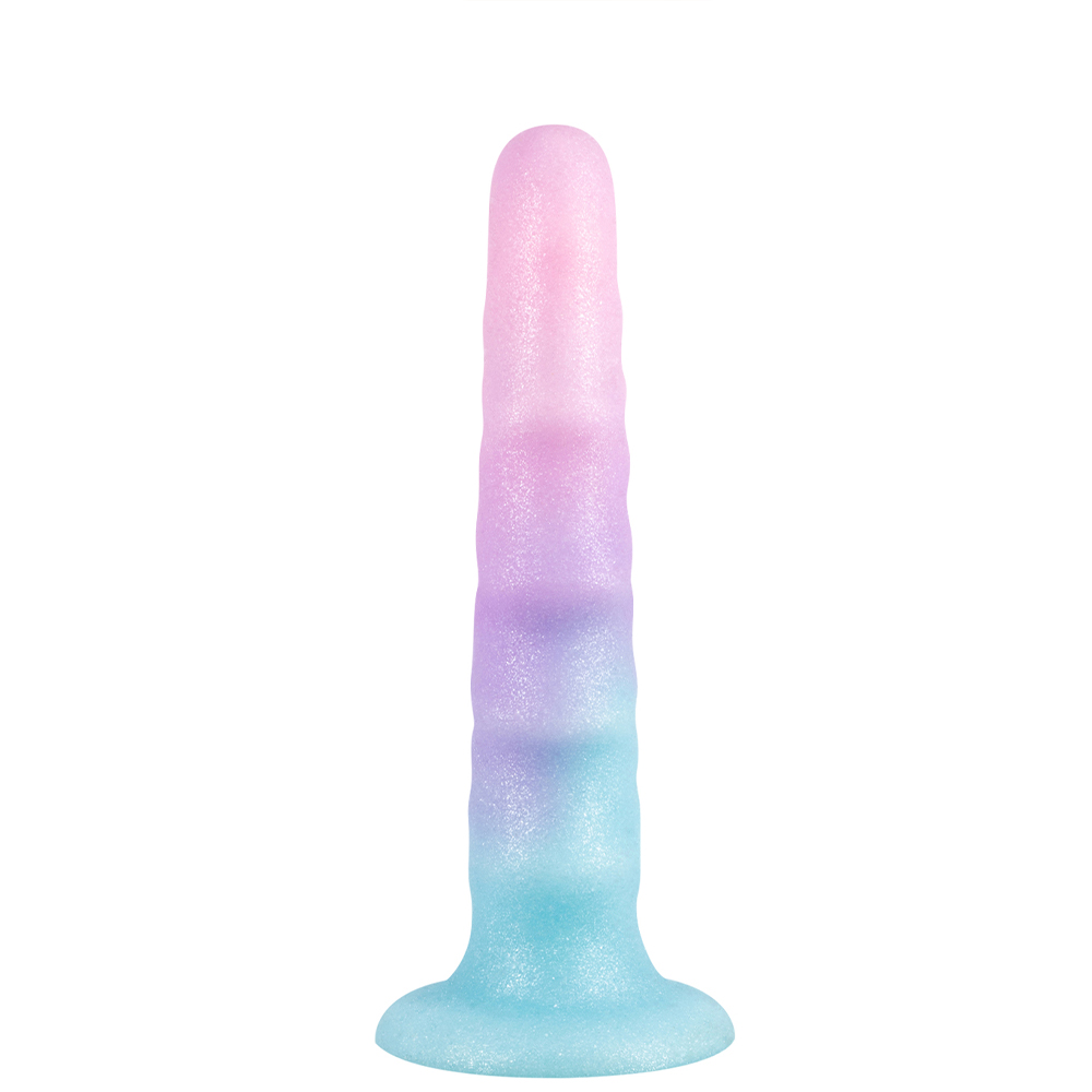 Фаллоимитатор Lola Toys Flow Unicorn 17 см, разноцветный