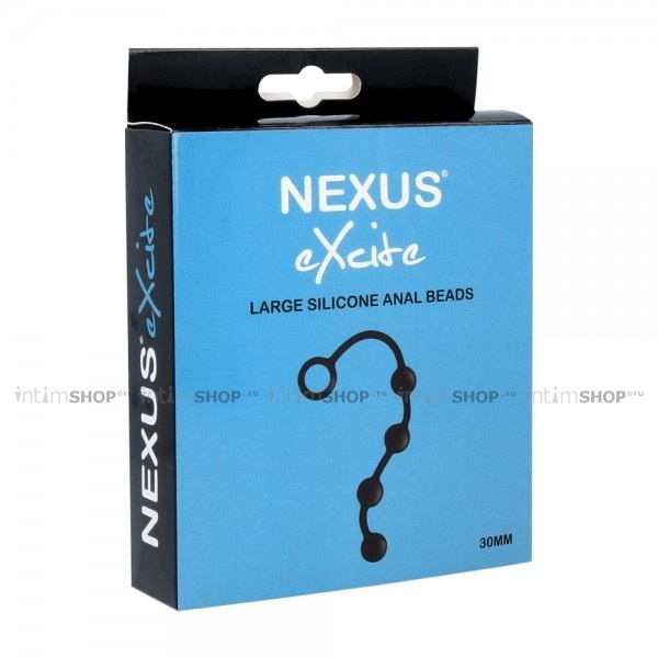 Анальная цепочка Nexus Excite Large, черная - фото 2