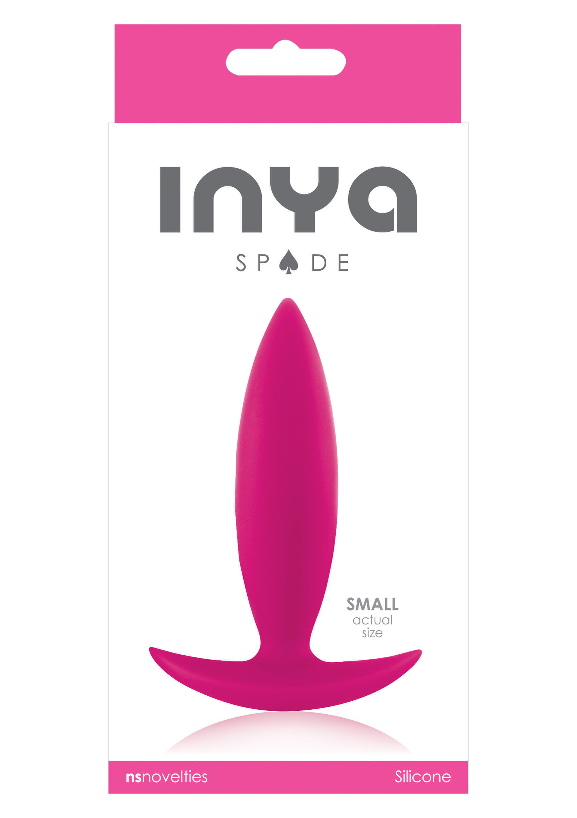 Анальная пробка INYA Spades Small Pink, розовый