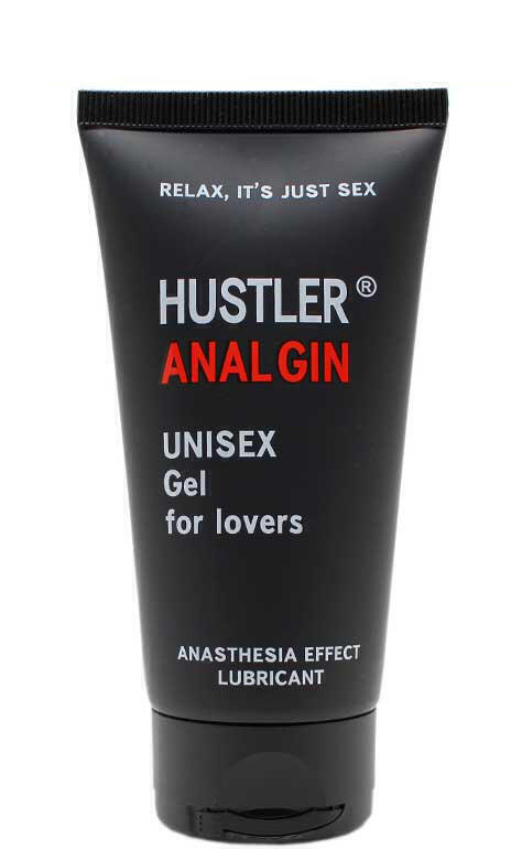 Охлаждающая анальная гель-смазка Hustler Analgin на гибридной основе, 75 мл