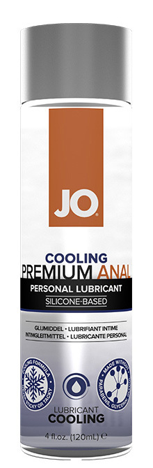 Охлаждающий анальный лубрикант System JO Anal Premium Cooling на силиконовой основе, 120 мл