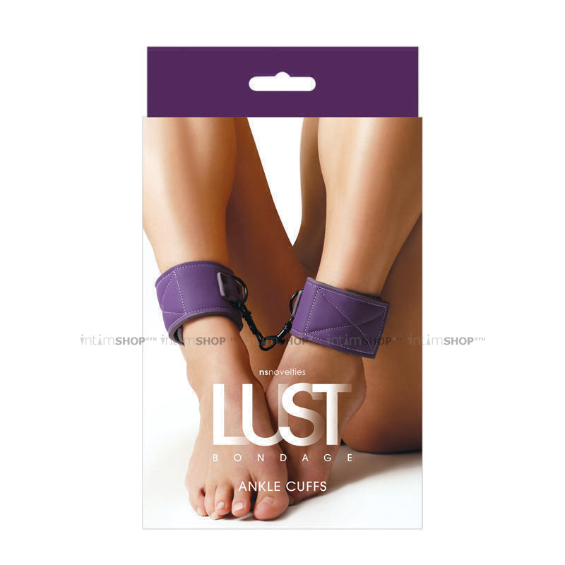 Оковы NS Novelties Lust Bondage Ankle Cuff, фиолетовый