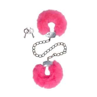 Оковы с мехом Le Frivole Be Mine, розовые
