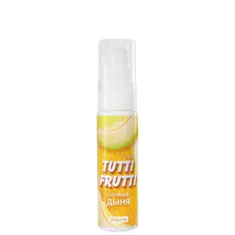 Оральная гель-смазка Bioritm Tutti-Frutti OraLove Дыня на водной основе, 30 мл