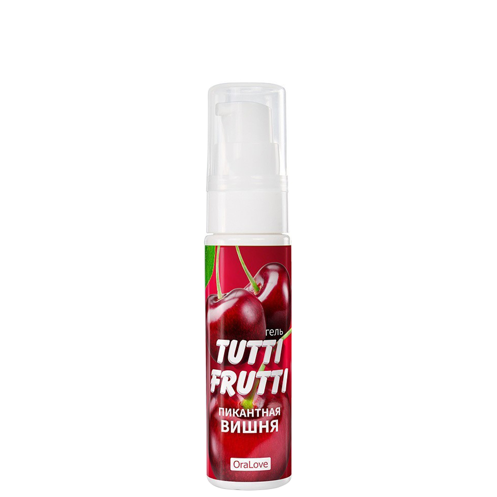 Оральная гель-смазка Bioritm Tutti-Frutti OraLove Вишня на водной основе, 30 мл