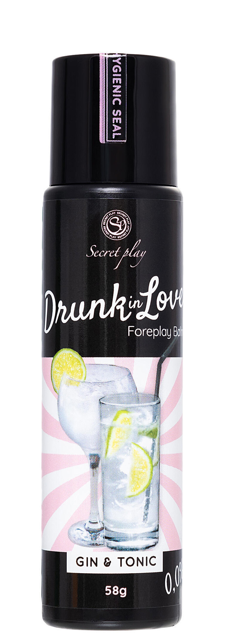 Оральный гель на основе безалкогольного коктейля Secret Play Drunk In Love Джин-тоник, 60 мл