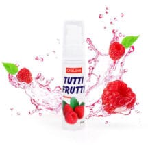 Оральная гель-смазка Bioritm Tutti-Frutti OraLove Малина на водной основе, 30 мл