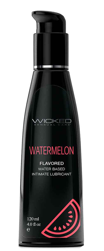 Оральный лубрикант Wicked Aqua Арбуз на водной основе, 120 мл