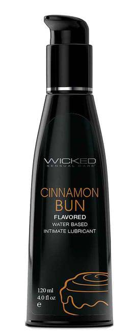 Оральный лубрикант Wicked Aqua Булочка с корицей на водной основе, 120 мл